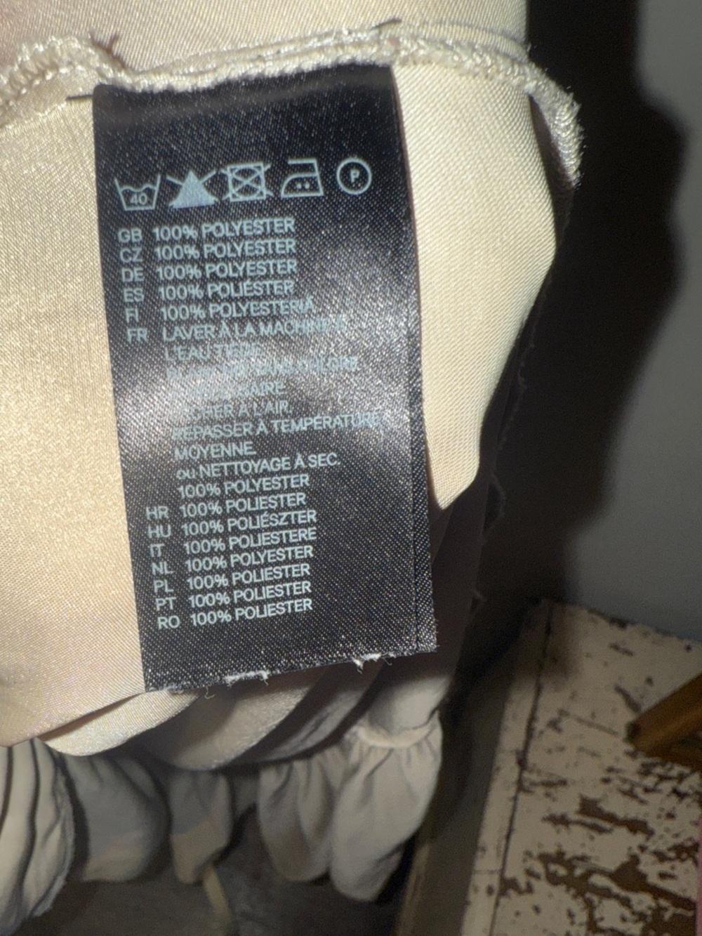 H&M Beige Ruffled Maxi Dress - Picture 6 of 6
